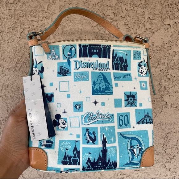 Dooney & Bourke Disneyland 60th Anniversary Crossbody Letter Carrier NWT - Picture 9 of 12